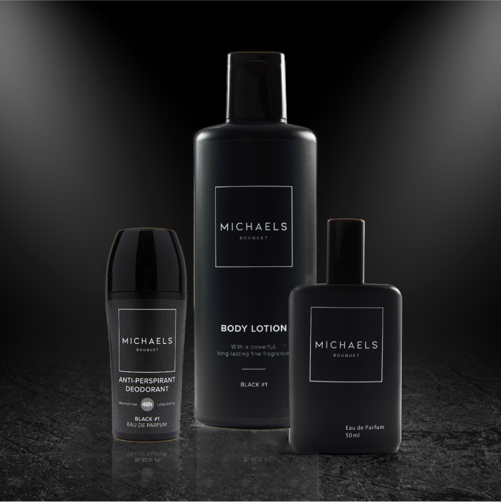 Black #1 Combo (Perfume, Lotion, Roll-On)