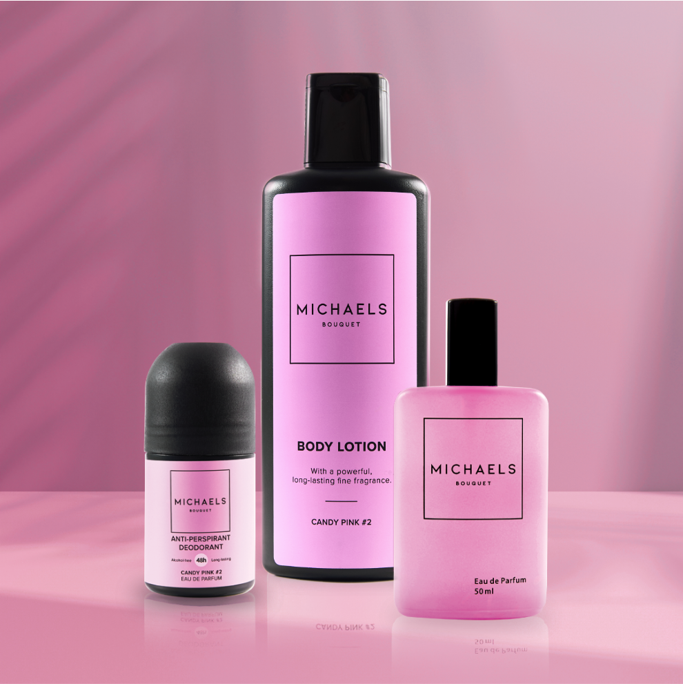 Candy Pink #2 Combo(Perfume, Lotion, Roll-On)