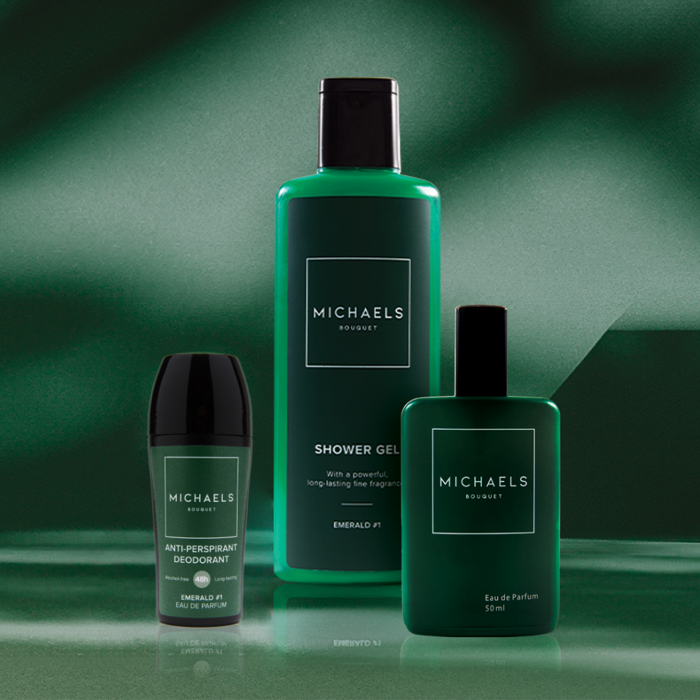Emerald #1 Combo(Perfume, Shower Gel, Roll-On)