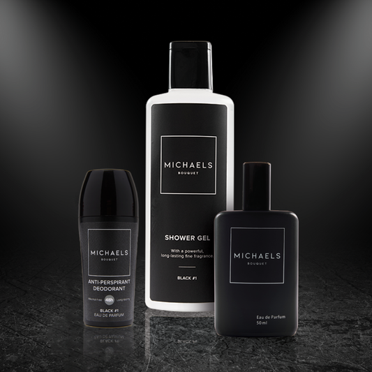 Black #1 Combo(Perfume, Shower Gel, Roll-On)