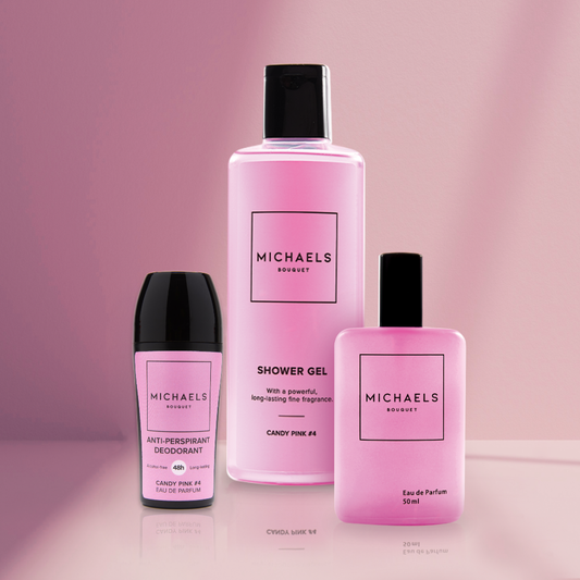 Candy Pink #4 Combo(Perfume, Shower Gel, Roll-On)